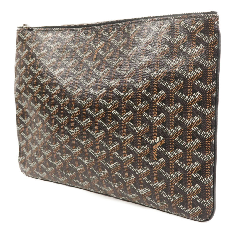 GOYARD 塗層帆布Senat Pouch MM手拿包-2
