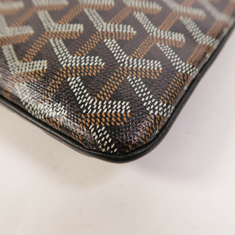 GOYARD 塗層帆布Senat Pouch MM手拿包-7