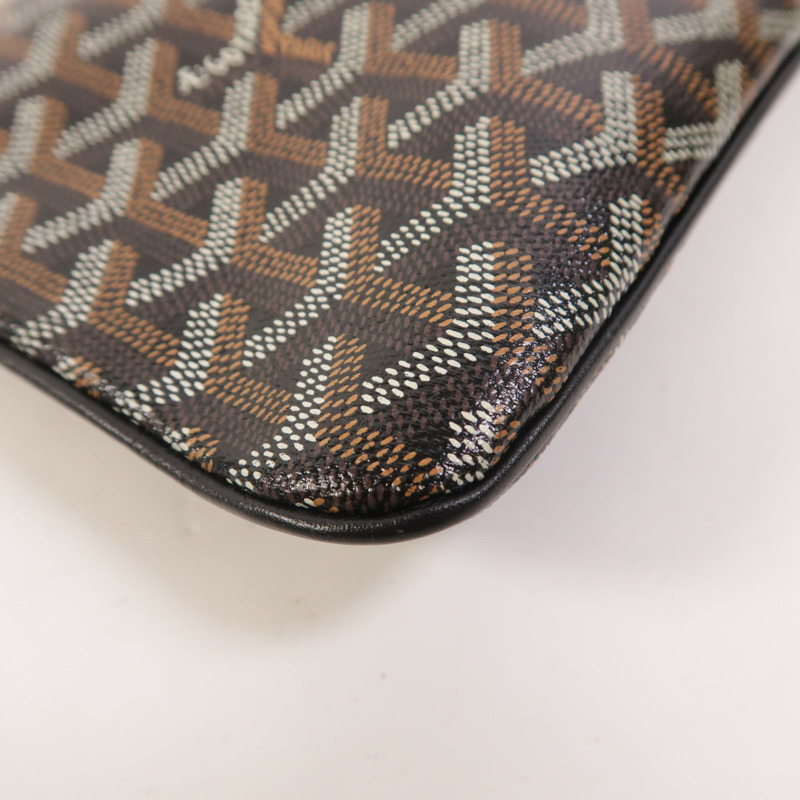 GOYARD 塗層帆布Senat Pouch MM手拿包-8