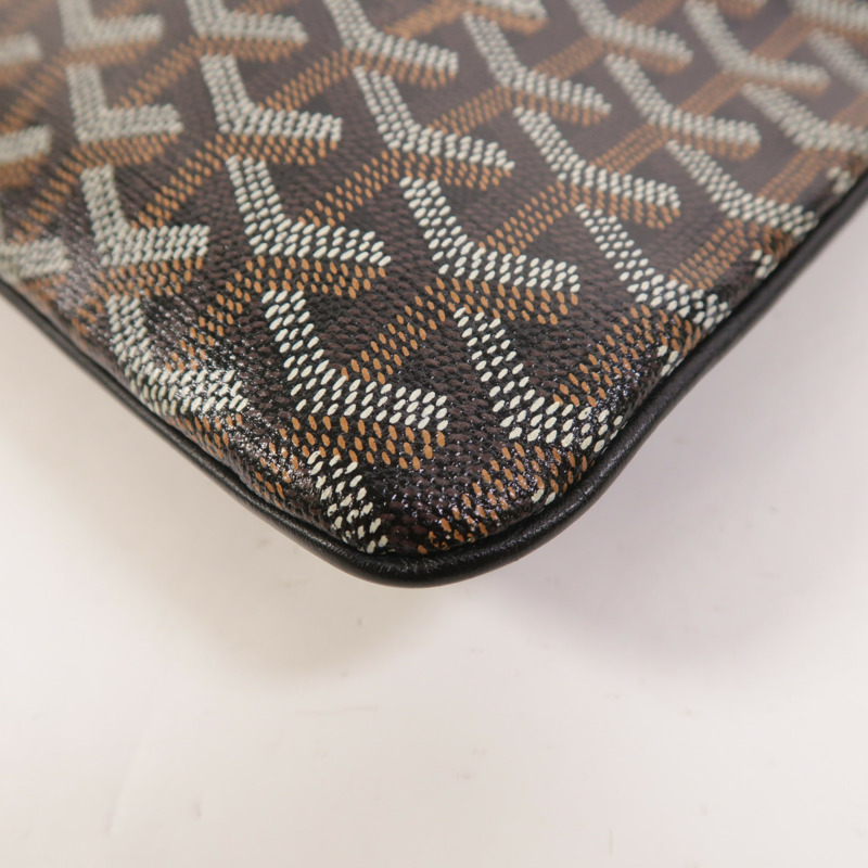 GOYARD 塗層帆布Senat Pouch MM手拿包-9