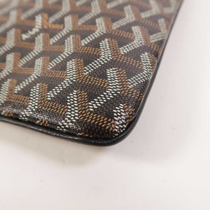 GOYARD 塗層帆布Senat Pouch MM手拿包-10