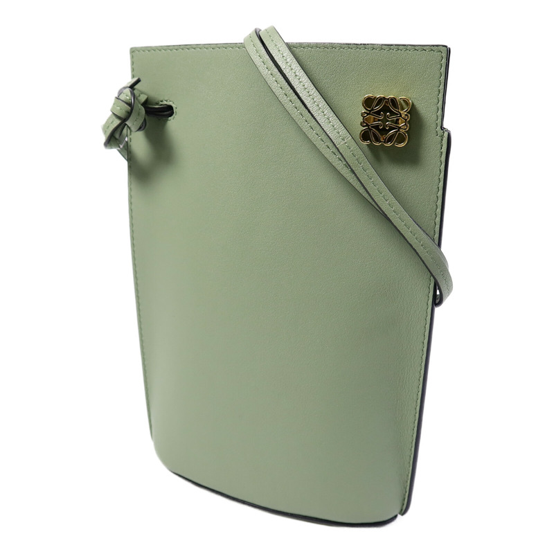 LOEWE 牛皮皮革Dice Pocket In Classic肩背袋-2
