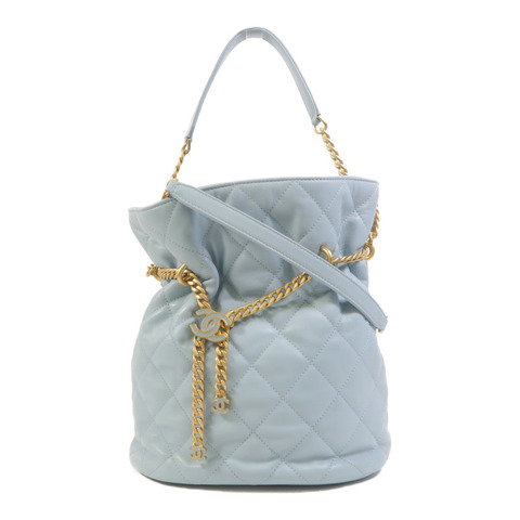 CHANEL 羊皮皮革Bucket Bag手挽肩背兩用袋