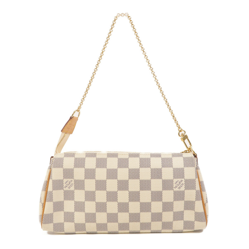LOUIS VUITTON Damier Azur Eva金扣手挽肩背兩用袋-1