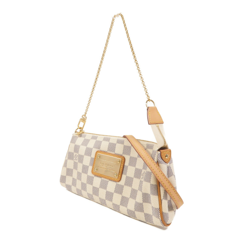 LOUIS VUITTON Damier Azur Eva金扣手挽肩背兩用袋-2