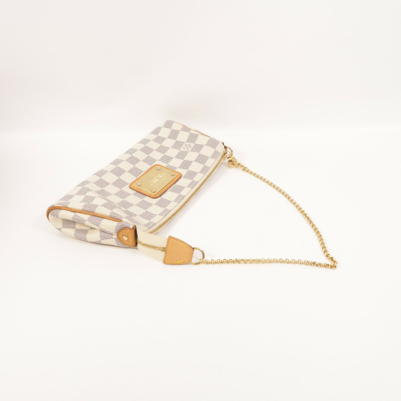 LOUIS VUITTON Damier Azur Eva金扣手挽肩背兩用袋-7