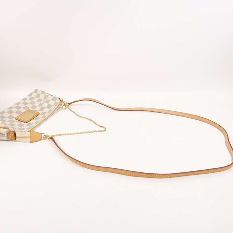 LOUIS VUITTON Damier Azur Eva金扣手挽肩背兩用袋-8
