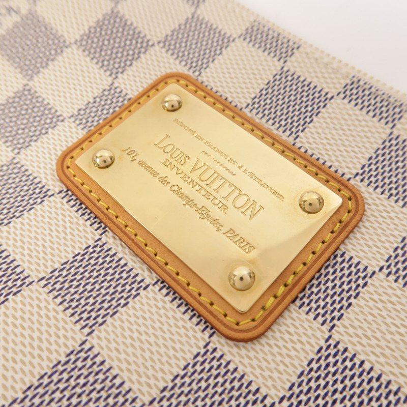 LOUIS VUITTON Damier Azur Eva金扣手挽肩背兩用袋-10