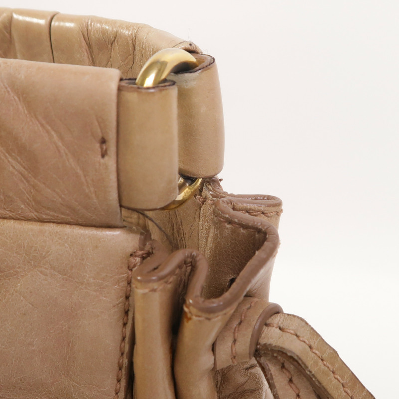 Miu Miu 牛皮皮革2 Way Shoulder金扣手挽肩背兩用袋-20