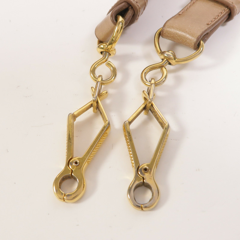 Miu Miu 牛皮皮革2 Way Shoulder金扣手挽肩背兩用袋-22