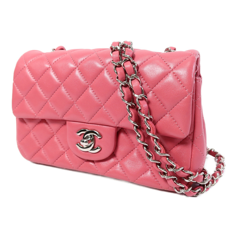 CHANEL 羊皮皮革Classic 20鏈帶肩背袋-2