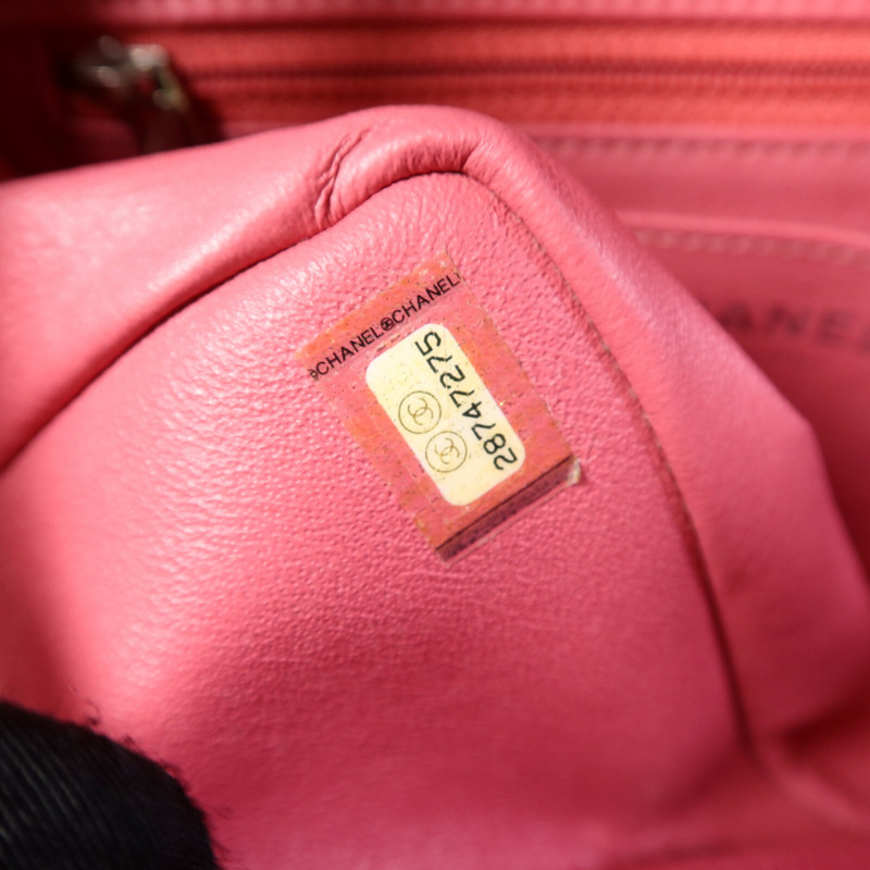 CHANEL 羊皮皮革Classic 20鏈帶肩背袋-7