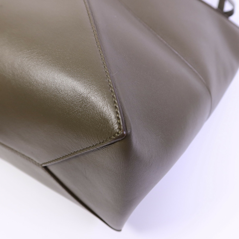 LOEWE 牛皮皮革Puzzle Fold Tote Medium手挽袋-9