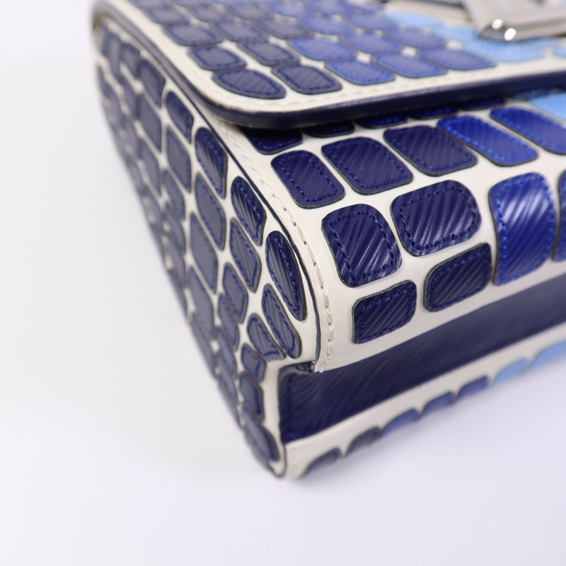LOUIS VUITTON Epi Twist MM鏈帶肩背袋-10