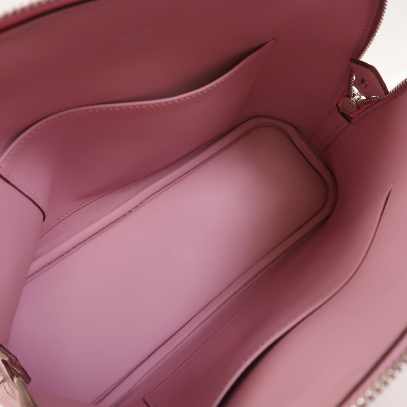 HERMES Epsom皮革Bolide 1923手挽肩背兩用袋Mauve Sylvestre-4