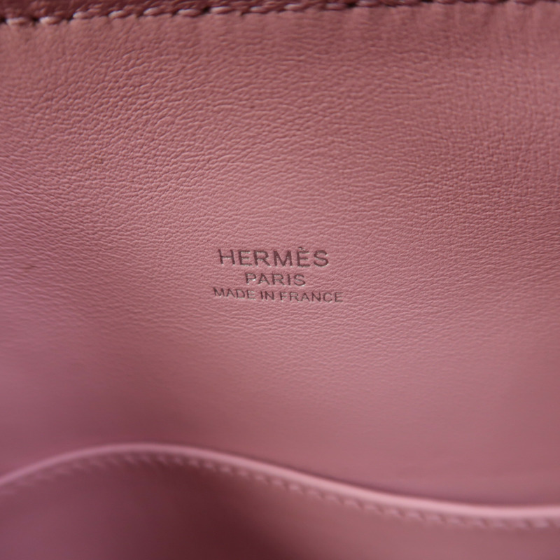HERMES Epsom皮革Bolide 1923手挽肩背兩用袋Mauve Sylvestre-5
