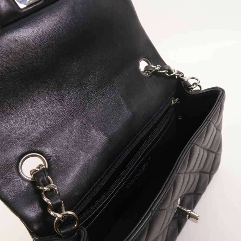 CHANEL 羊皮皮革Mini Classic 20鏈帶肩背袋-15