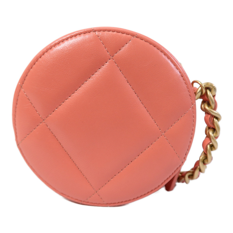 CHANEL 羊皮皮革Chanel 19 Clutch Bag鏈帶肩背袋-1