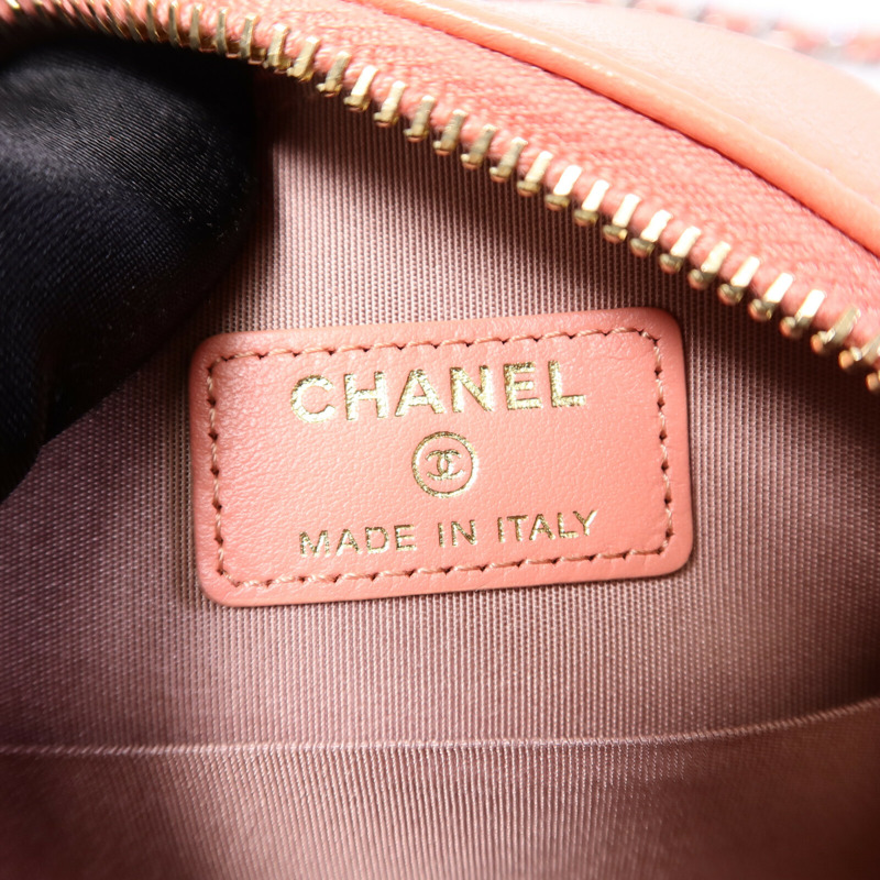 CHANEL 羊皮皮革Chanel 19 Clutch Bag鏈帶肩背袋-5