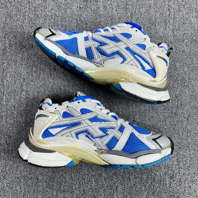巴黎世家Balenciaga Runner 白藍色休閒老爹鞋 尺碼：39碼 成色：98新-2