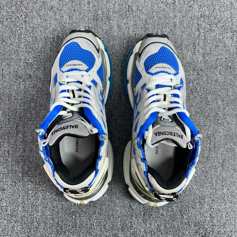 巴黎世家Balenciaga Runner 白藍色休閒老爹鞋 尺碼：39碼 成色：98新-4