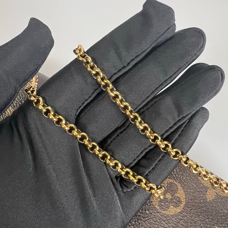 LV M40718  老花FAVORITE鍊條側肩包-12