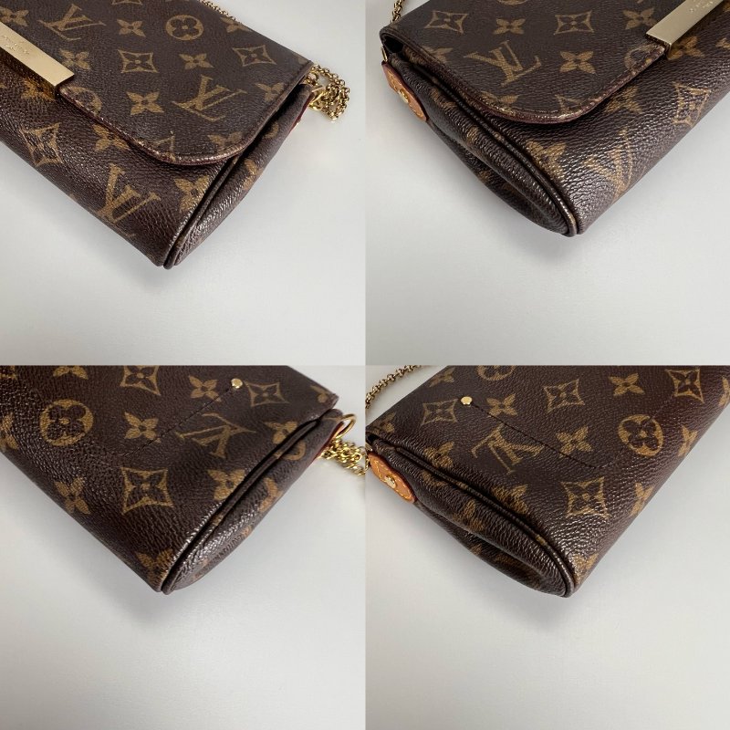 LV M40718  老花FAVORITE鍊條側肩包-13