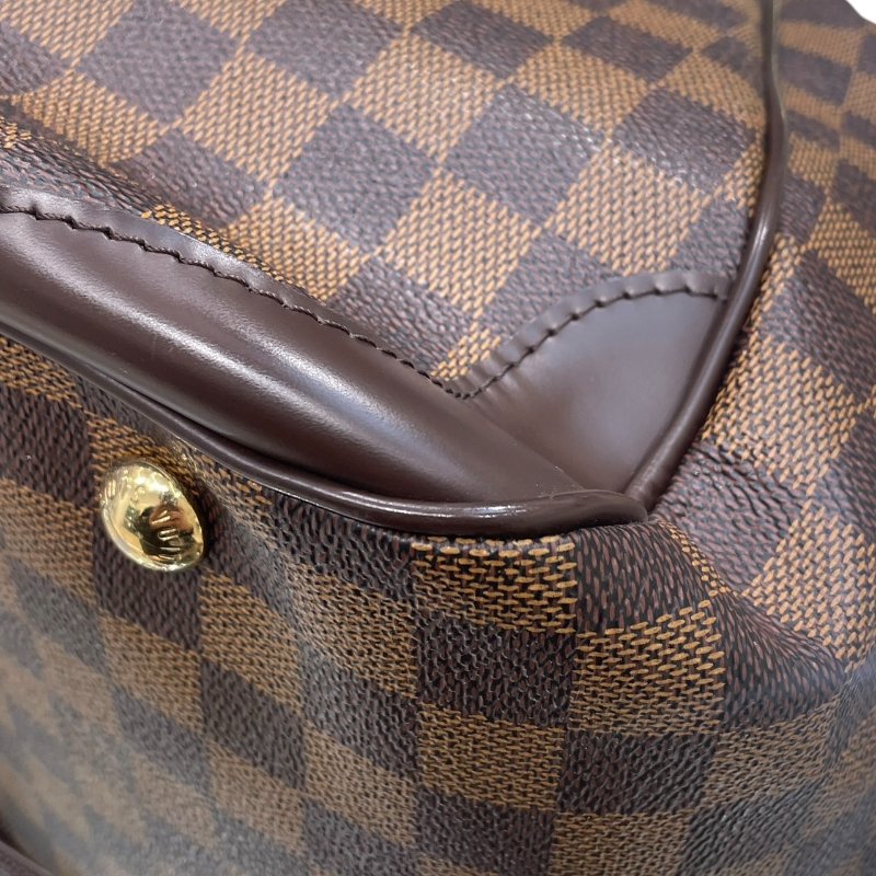 LOUIS VUITTON 路易威登 N41118 VERONA MM 棋盤格肩背包 PVC帆布 棋盤格 棕色 金釦-8