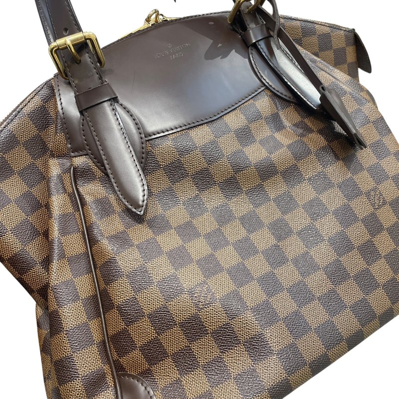 LOUIS VUITTON 路易威登 N41118 VERONA MM 棋盤格肩背包 PVC帆布 棋盤格 棕色 金釦-10