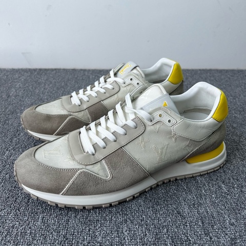 Louis Vuitton 路易威登 LV 新款Runaway 休閒運動鞋 白黃 尺碼：42.5碼 8.5碼 成色：99新