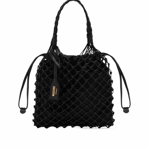Moschino 女士 編織手柄手提包均碼碼19cm*2cm*18cm