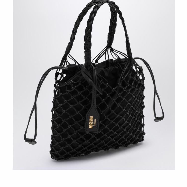 Moschino 女士 編織手柄手提包均碼碼19cm*2cm*18cm-1