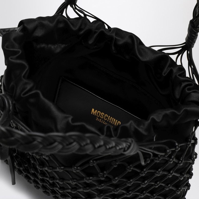 Moschino 女士 編織手柄手提包均碼碼19cm*2cm*18cm-3