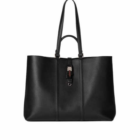 Gucci 男士 飾織帶大號托特包均碼碼大號、50cm*17cm*38cm