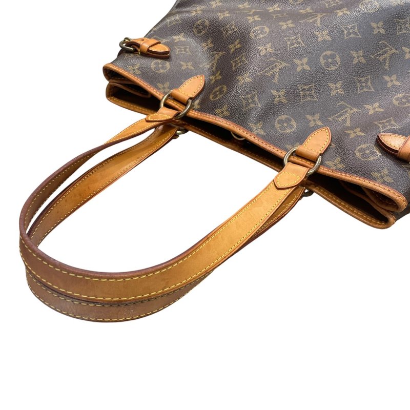 LOUIS VUITTON 路易威登 M51154 BATIGNOLLES HORIZONTAL 老花肩背包 PVC帆布 老花 棕色 金釦-9