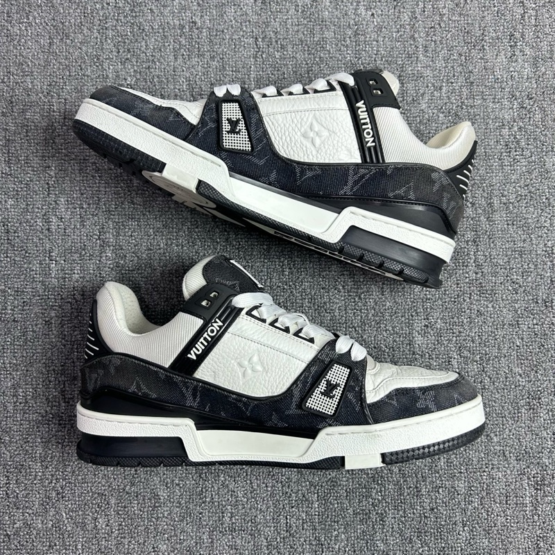 Louis Vuitton 路易威登 LV 黑白牛仔 Trainer 休閒鞋 尺碼：40碼 6碼 成色：98新-2