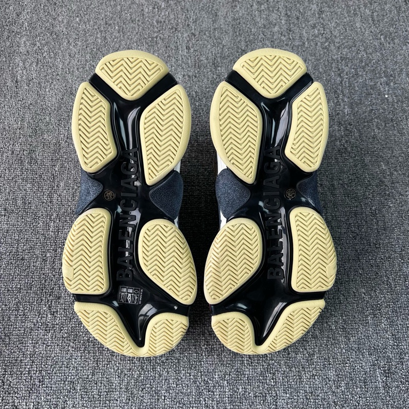 GUCCI/古馳 x 巴黎世家 Triple S 老爹鞋 烏木棕色 尺碼：39碼成色：99新-6