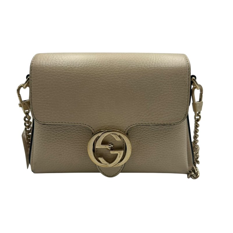 【美收精品】Gucci 白色肩背包 C-449【隔月月中將轉賣至日本 上架期限30天】-0