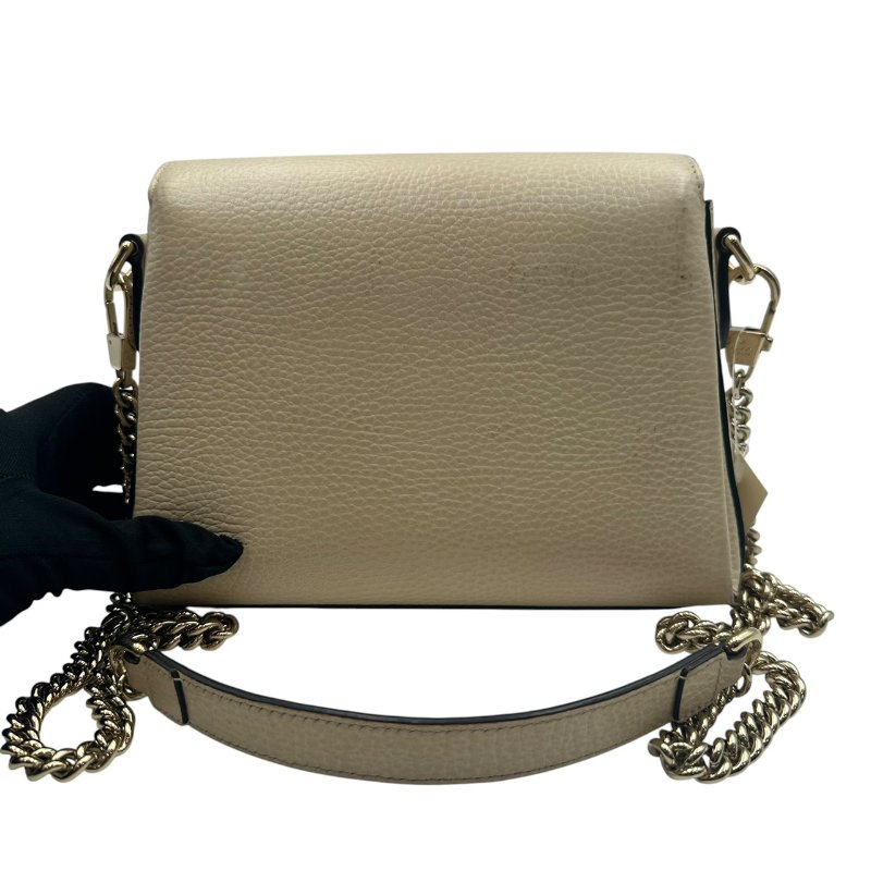 【美收精品】Gucci 白色肩背包 C-449【隔月月中將轉賣至日本 上架期限30天】-2