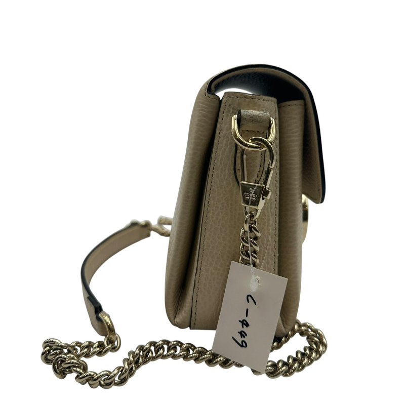 【美收精品】Gucci 白色肩背包 C-449【隔月月中將轉賣至日本 上架期限30天】-3