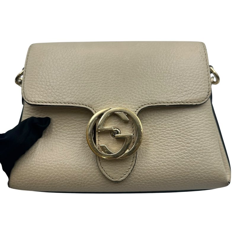 【美收精品】Gucci 白色肩背包 C-449【隔月月中將轉賣至日本 上架期限30天】-6