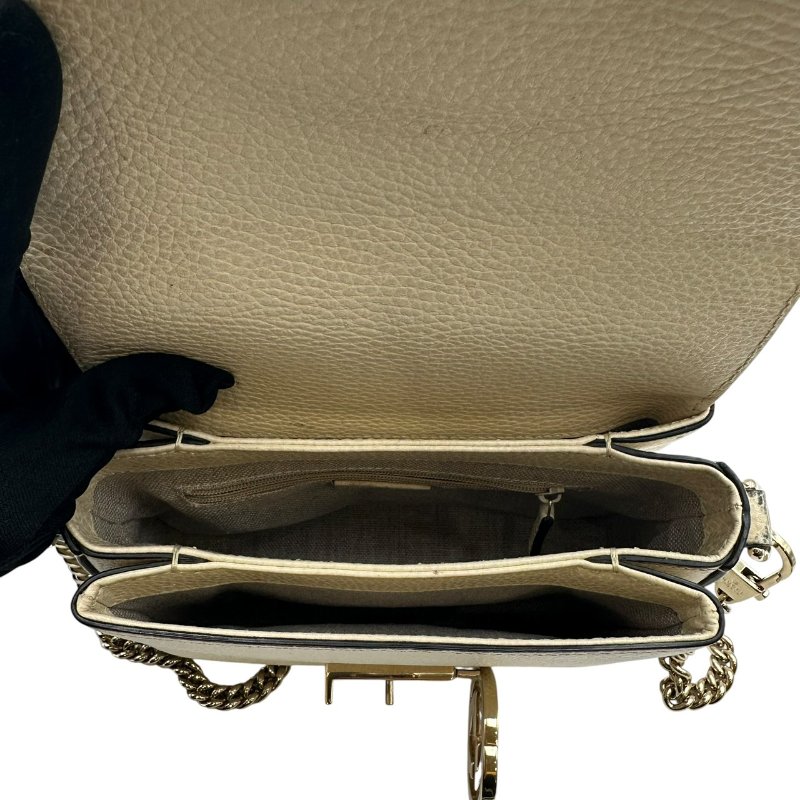 【美收精品】Gucci 白色肩背包 C-449【隔月月中將轉賣至日本 上架期限30天】-12