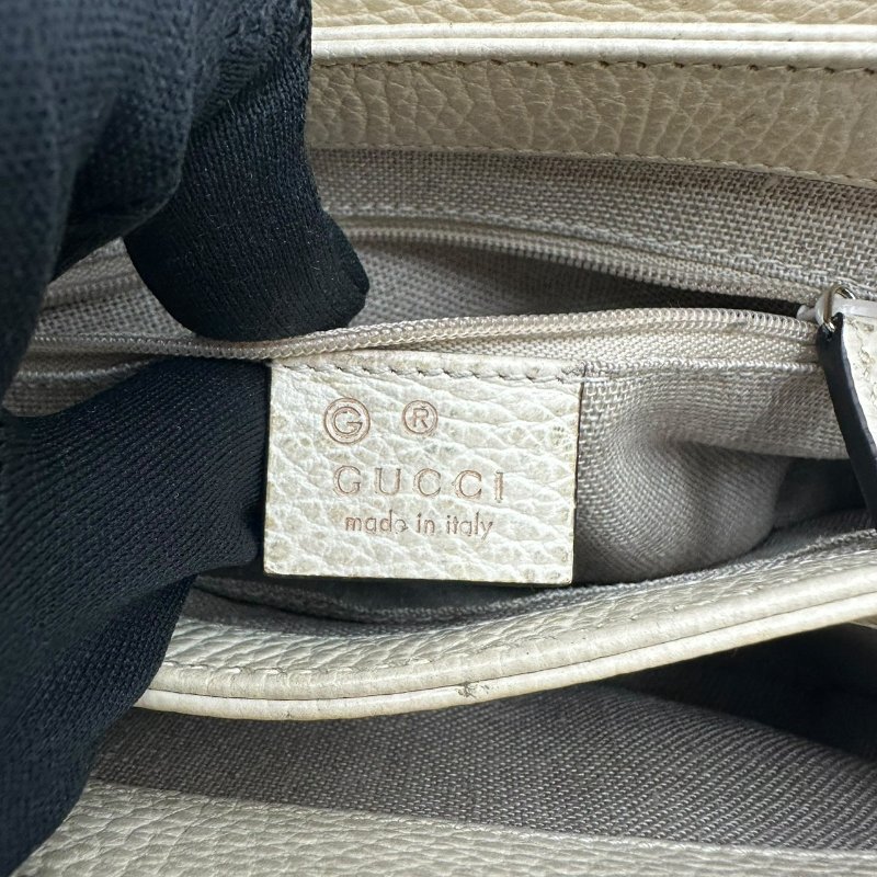 【美收精品】Gucci 白色肩背包 C-449【隔月月中將轉賣至日本 上架期限30天】-14