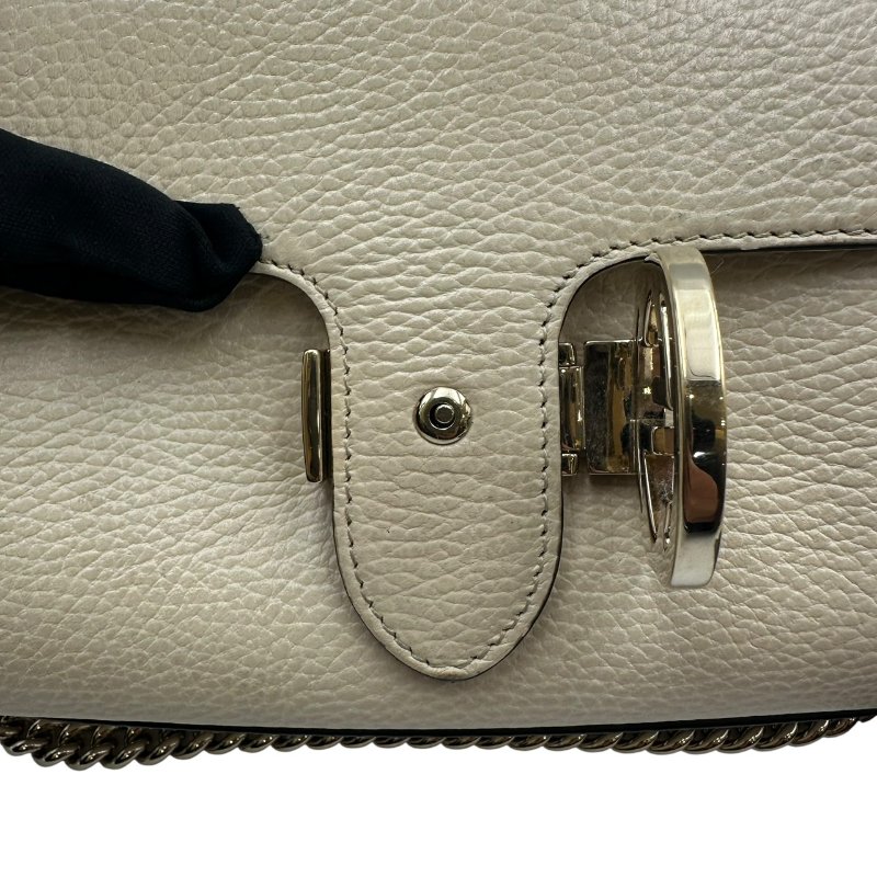 【美收精品】Gucci 白色肩背包 C-449【隔月月中將轉賣至日本 上架期限30天】-16