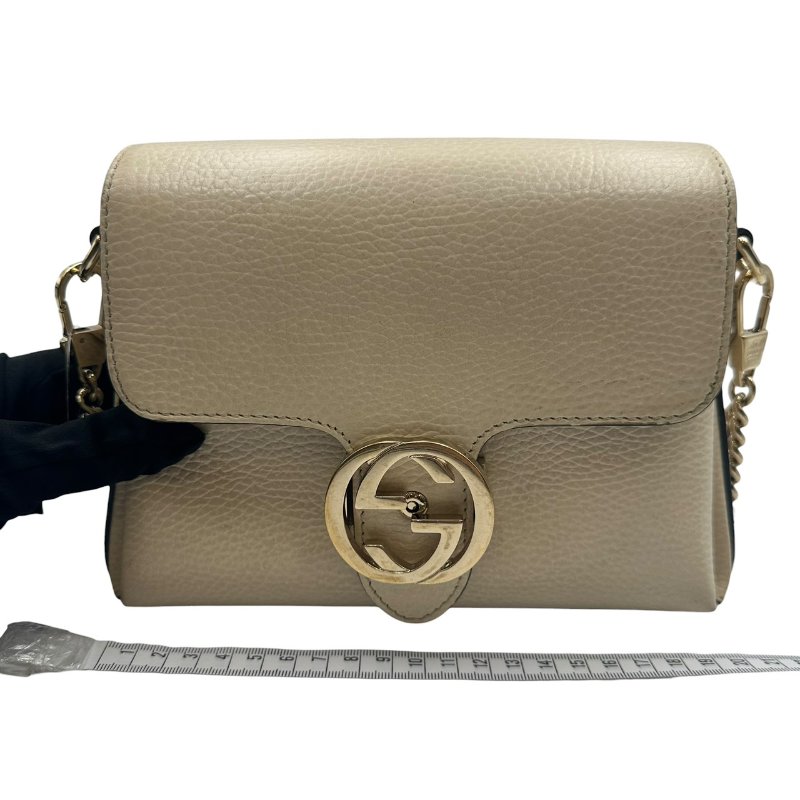 【美收精品】Gucci 白色肩背包 C-449【隔月月中將轉賣至日本 上架期限30天】-17