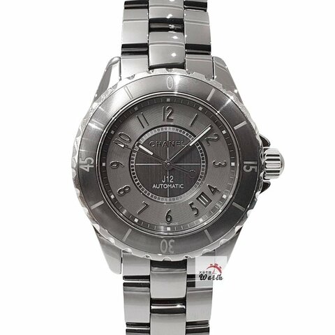 【大眾名錶】CHANEL 香奈兒 J12系列 H2979 2013/01 輕量化鈦陶瓷 阿拉伯數字面盤 折疊扣 錶徑38mm 自動上鍊 大眾名錶G280