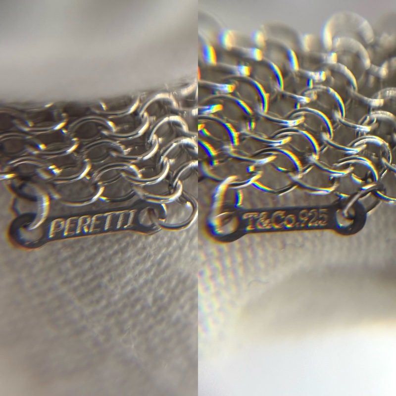 TIFFANY 蒂芬妮 純銀網狀Mesh巾式項鍊 SV925 37.06G-4