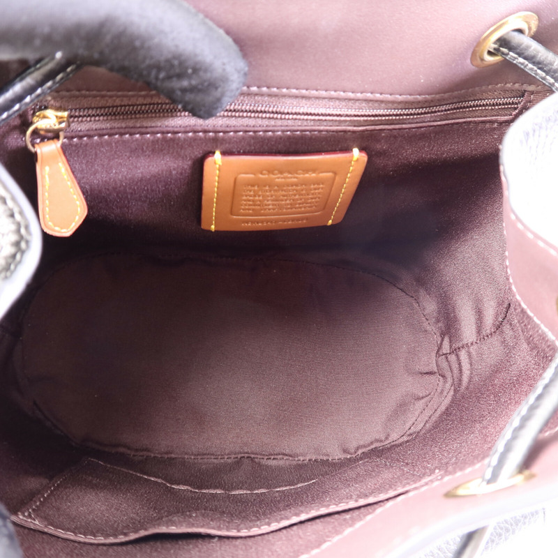 COACH 牛皮皮革Backpack背包-4