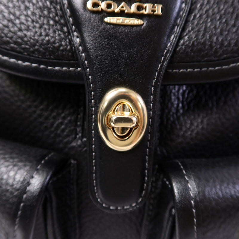 COACH 牛皮皮革Backpack背包-7