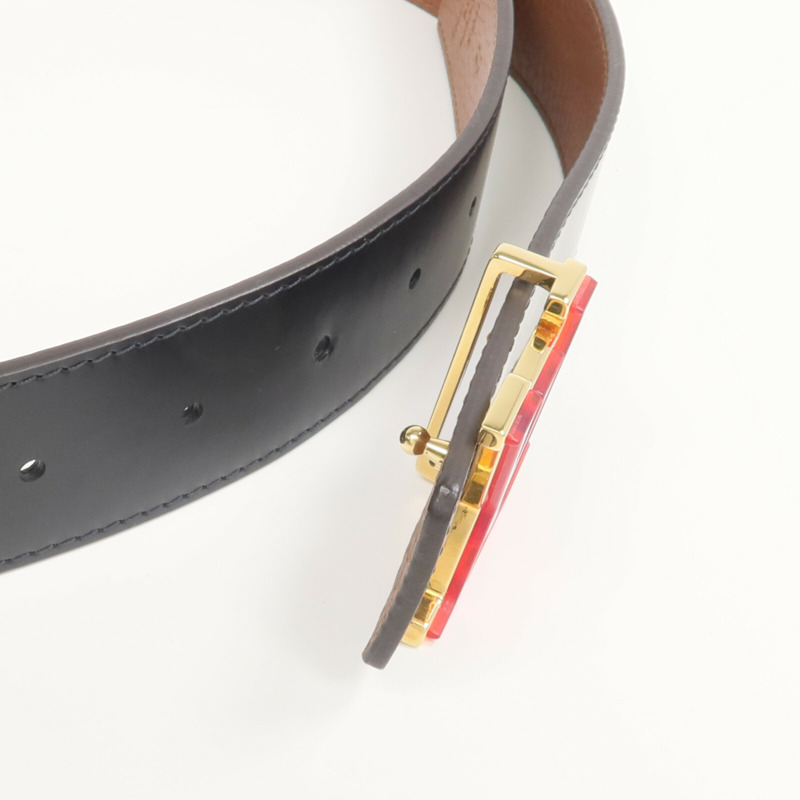 LOUIS VUITTON 牛皮皮革Belt皮帶-4